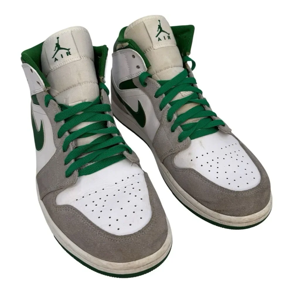 Nike Air Jordan 1 SE Pine Green Size 10 Mid Basketball Sneaker DC7294-103